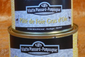 boite de paté de foie gras d'oie
