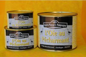 Photo représentant les boîtes d'oie au Pécharmant
