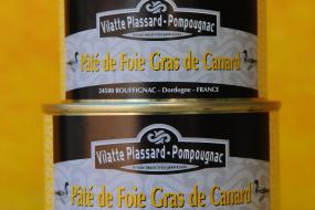 Photo repésentant les boîtes de paté de foie gras de canard