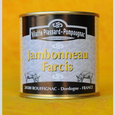 Photo représentant la boîte de jambonneau farci