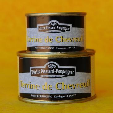 Photo représentant les boîtes de terrine de chevreuil